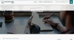 Desktop Screenshot of cursos.prodola.org